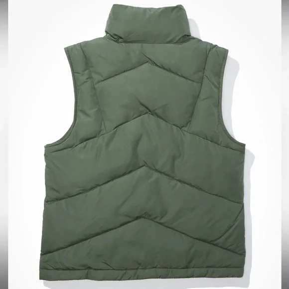 AE Puffer Vest - Olive - Picture 5 of 9